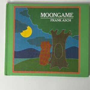 Moongame by Frank Asch Hardcover Children's Book Weekly Reader Edition
